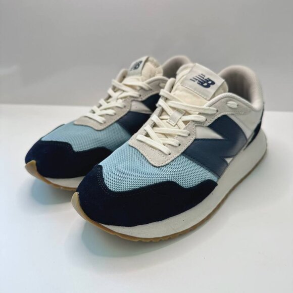 New Balance 237 Black & Mint Colourblock Sneakers US 8.5 - Picture 2 of 8